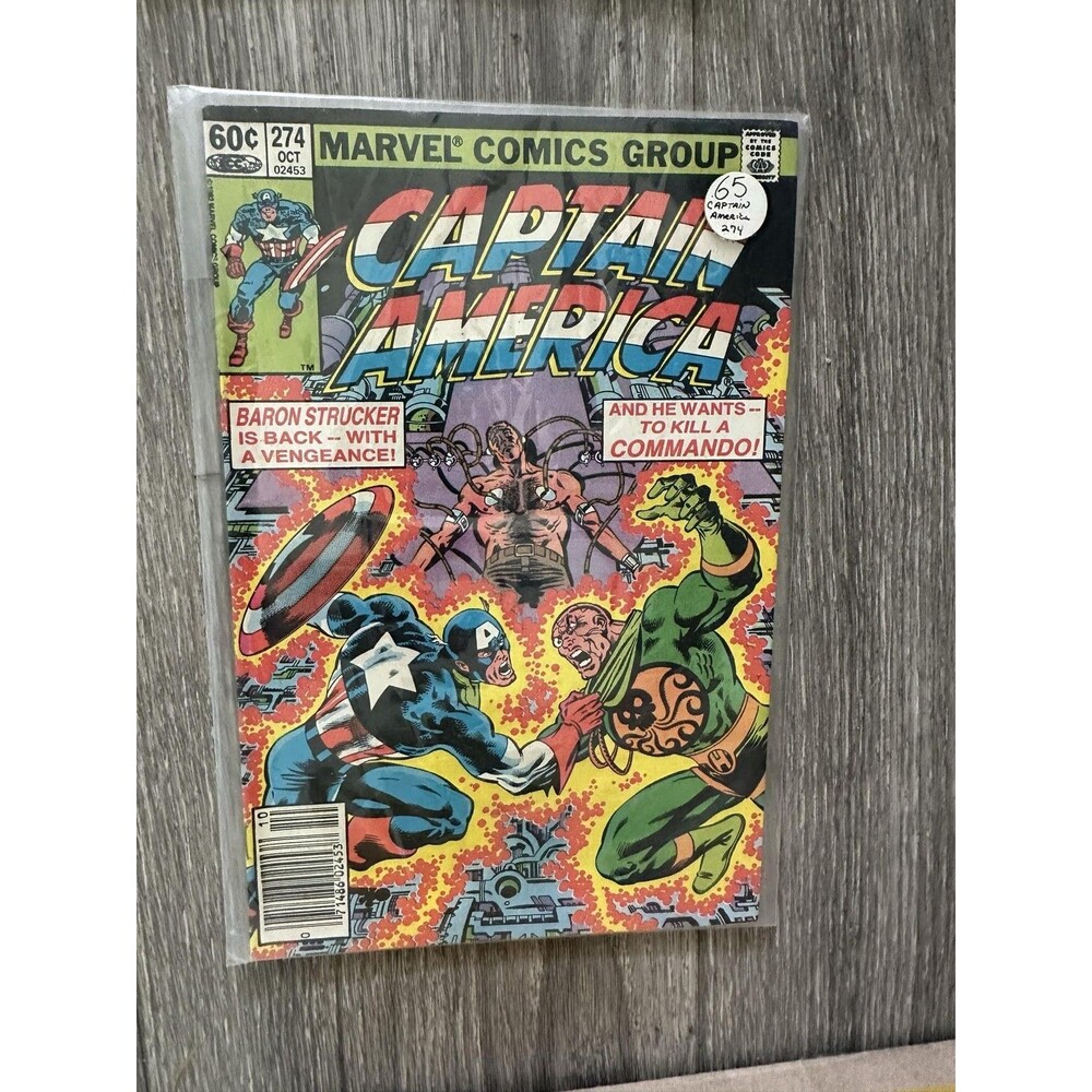 Massive Captain America #274 Single Issue Comic Bronze Age Captain Americat
